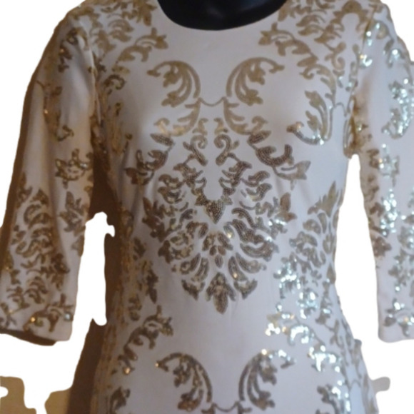 Bdarling sequinded Retro Style Size 1/2 Dress. Great For Summer Parties! - Picture 2 of 10
